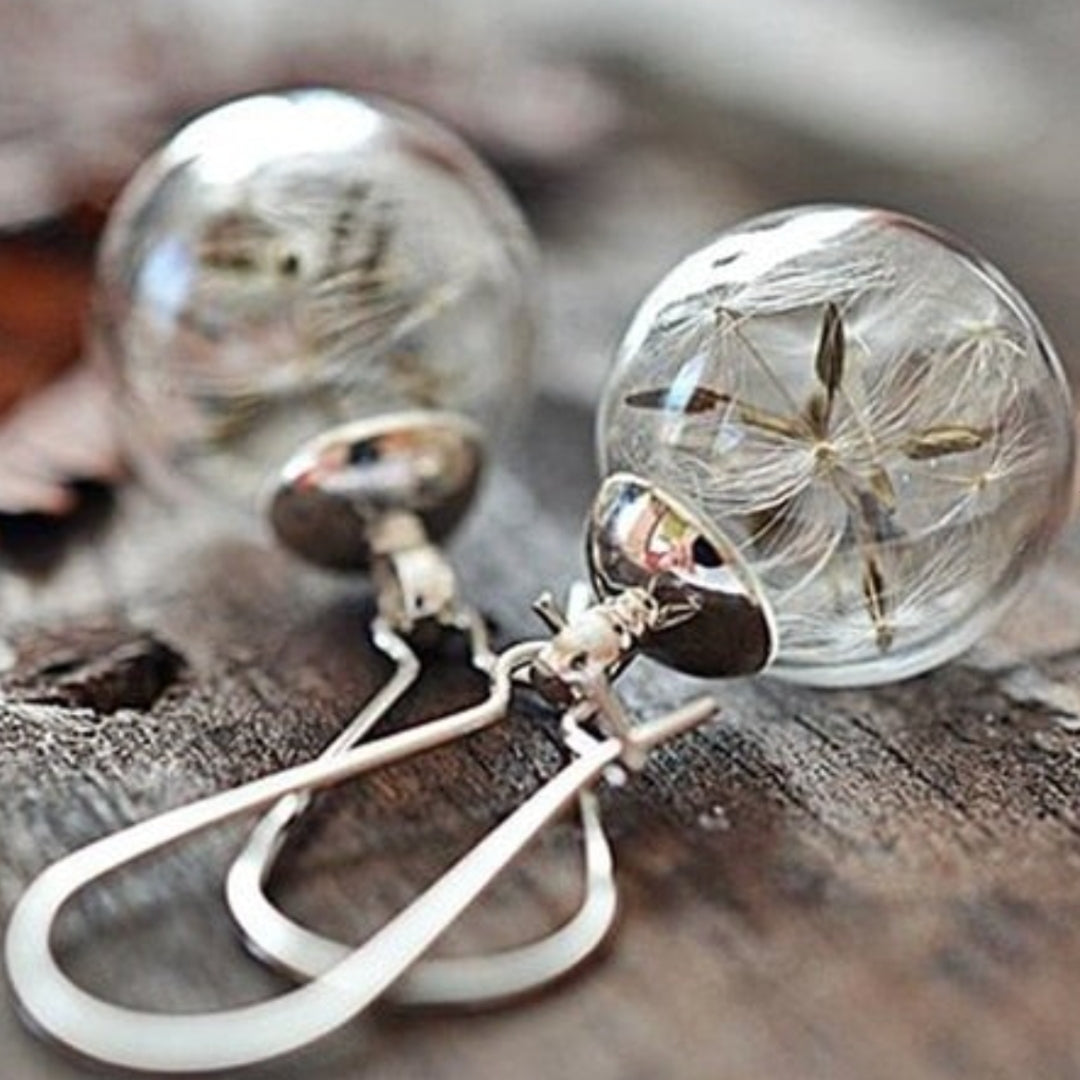 Antik Altın Doğanın Karahindiba Küpeleri