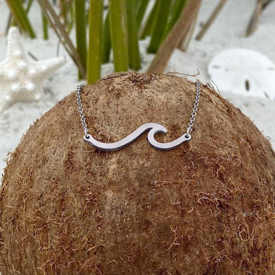 Gümüş Deniz Dalgası Kolye