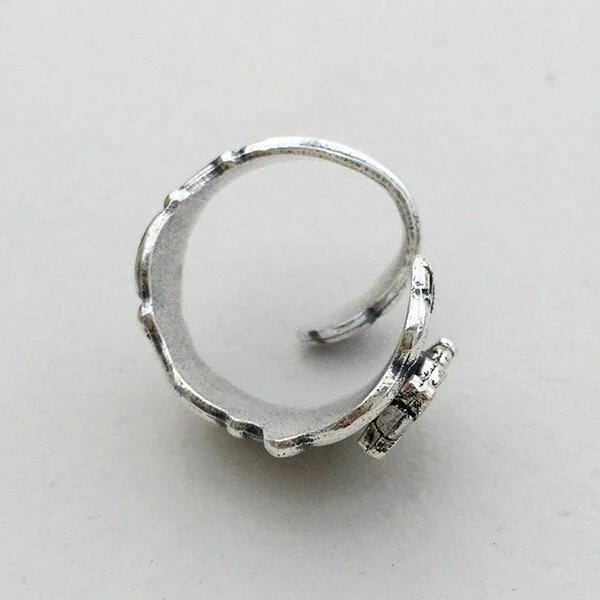 Ayarlanabilir Baykuş Kaşık Yüzük