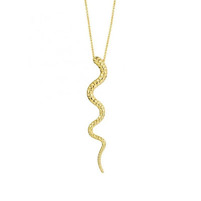 Amazon Yılan Kolye 925 Ayar Gümüş