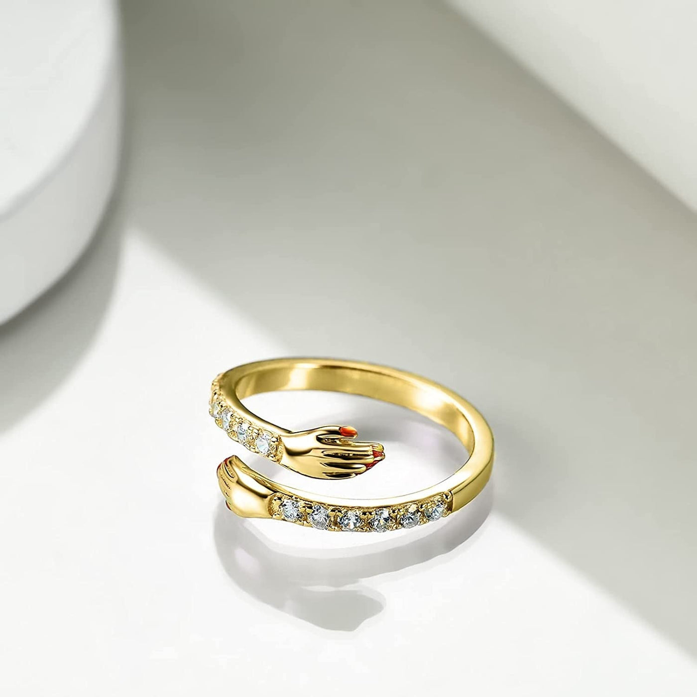 Zirkonya Ayarlanabilir Sarılma Yüzüğü