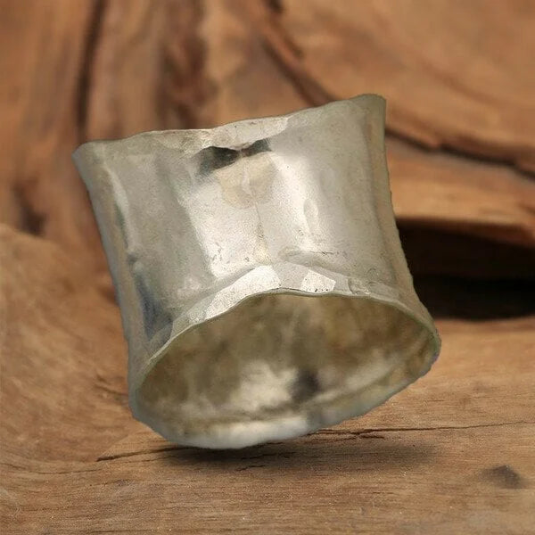 Çiçek Açan Papatya Geniş Bant Yüzük